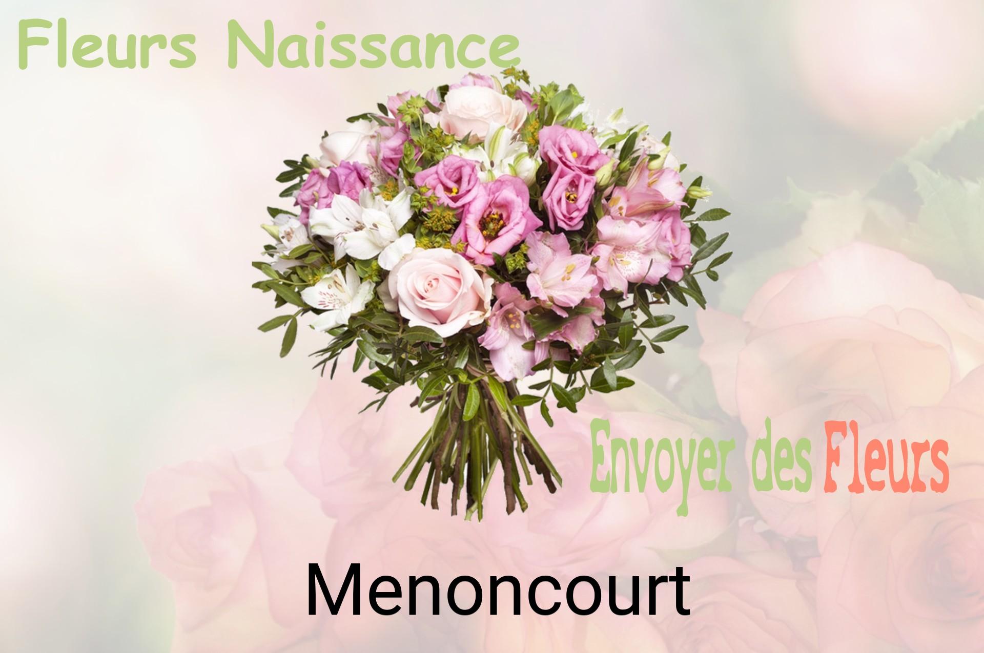 Bouquet de fleurs de naissance livré à Menoncourt